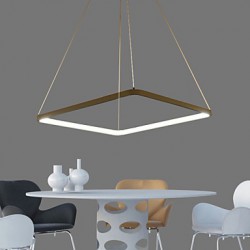 Modern Design/30W LED Pendant Light Squareness/Fit for Showroom,Living Room, Dining Room,office, Game Room, Kids Room