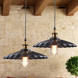 Retro Classic European Style Pendant Lights Dining Room Metal Art Droplight Give 40w Bulb Diameter 25CM