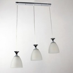 Max 60W Modern/Contemporary / Island Mini Style Chrome Pendant Lights Living Room / Dining Room