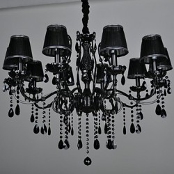 Chandeliers Crystal Modern/Contemporary Living Room Crystal,10 Light Metal