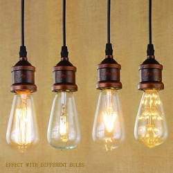 Pendant Lights Traditional/Classic/Vintage/Retro/Country Study Room/Office/Hallway/Garage E26/E27 Metal