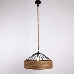 1 Light Rope Pendant Lights Mini Style Modern Contemporary Country