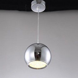 1w Modern/Contemporary / Globe LED Electroplated Metal Pendant LightsDining Room / Kitchen / Study Room/Office / Kids Room / Game Room /