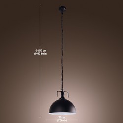 Max 60W Traditional/Classic / Retro / Bowl Mini Style Painting Pendant LightsLiving Room / Bedroom / Dining Room / Kitchen / Study