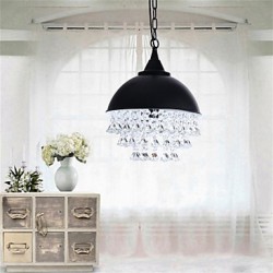 American Retro Minimalist Single Head Apple Shaped Iron Chandelier