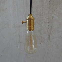 Max 60W Traditional/Classic / Vintage Bulb Included Brass Pendant Lights Bedroom / Dining Room / Hallway