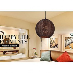 Modern/Contemporary / Lantern / Country / Globe Metal Pendant Lights Bedroom / Dining Room / Study Room/Office