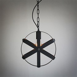 New Vintage Style Industrial Round pendant lights balcony Loft Entry Bedroom Home Furnishing decorative Chandelier