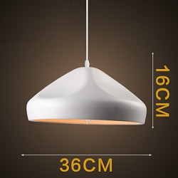 Max 60W Vintage / Retro Mini Style Painting Metal Pendant Lights Living Room / Bedroom / Dining Room / Kitchen