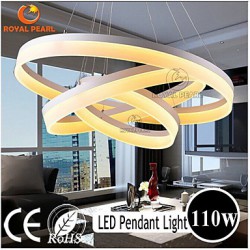 Hot Sale White Color Acrylic Modern Led Hanging Light 130W