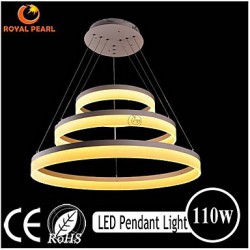 Hot Sale White Color Acrylic Modern Led Hanging Light 130W