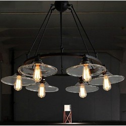 MAX 40W Traditional/Classic / Vintage / Retro / Lantern / Country Mini Style Painting Metal Pendant LightsLiving Room / Bedroom / Dining