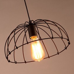 Max 60W Retro Designers Metal Pendant Lights Living Room / Bedroom / Dining Room / Kitchen / Study Room/Office