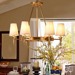 Pendant Lights Crystal / Mini Style Traditional/Classic Bedroom / Dining Room / Kitchen / Study Room/Office Metal