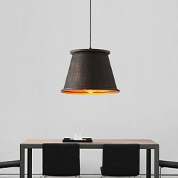 Max 60W Retro Designers Metal Pendant Lights Living Room / Bedroom / Dining Room / Kitchen / Study Room/Office