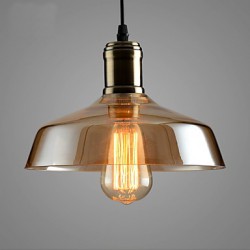 Max 60W Retro Lighting Bar Restaurant Living Room Bedroom Study Room/Office Clothing Store Glass Pendant Light