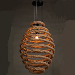 American Country Hemp Honeycomb Chandelier