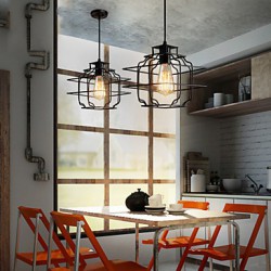 Max 60W Retro Designers Metal Pendant Lights Bedroom / Dining Room / Kitchen / Study Room/Office / Hallway