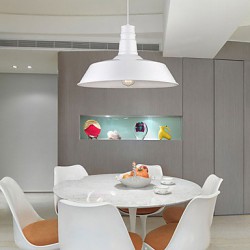 26CM Max 60W Retro Designers Metal Pendant Lights Living Room / Bedroom / Dining Room / Kitchen