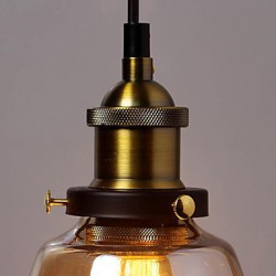 Max 60W Pendant Lights Traditional/Classic / Vintage / Retro / Country / Globe / Living Room / Bedroom / Dining Room