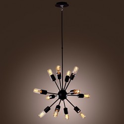 60W E27 Avant Garde Iron Chandelier with 12 Lights