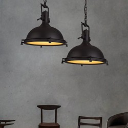 Industrial Single Pendant Lamp for Bar Coffee Room Decorate Loft Style Vintage Metal Drop Light