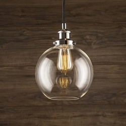 Max 60W Traditional/Classic / Vintage / Retro / Country / Globe Pendant Lights Living Room / Bedroom / Dining Room