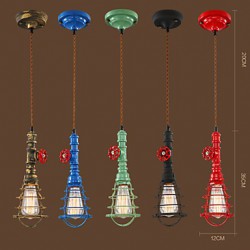 E26/E27 Max 60W Vintage Pendant Lights/Waterpipe Design/ Coffee Bar/Restaurant Lights