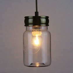 Country LED Electroplated Glass Pendant Lights Bedroom / Dining Room / Study Room/Office / Game Room / Hallway / Garage