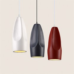 Max 60W Vintage / Retro Mini Style Painting Metal Pendant Lights Living Room / Bedroom / Dining Room / Kitchen