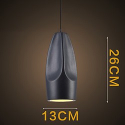 Max 60W Vintage / Retro Mini Style Painting Metal Pendant Lights Living Room / Bedroom / Dining Room / Kitchen