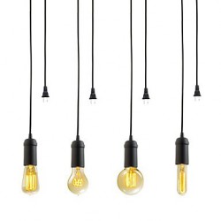 Max 60W Vintage Mini Style Painting Metal Pendant Lights Bedroom / Dining Room / Kitchen / Entry / Game Room / Garage