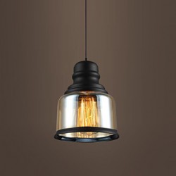 New Max 60W Retro Lighting Loft Bar Restaurant Lights Personality Living Room Clothing Store Glass Pendant Light