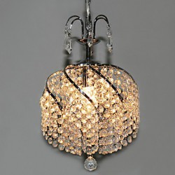 Stylish Crystal Pendant Light with 1 Light