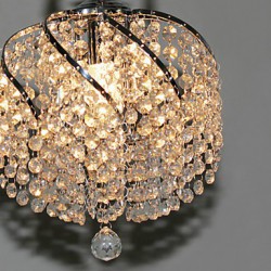 Stylish Crystal Pendant Light with 1 Light