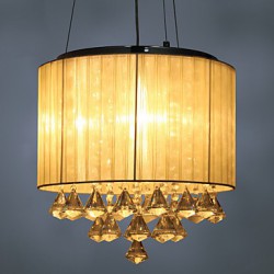 Elegant Crystal Pendant Light with 4 Lights