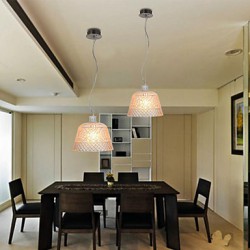 The Chandelier With Decorative Art Glass Carving Pendant