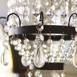 60W E27 Crystal Pendent Light