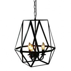 MAX:60W Country Mini Style Painting Metal Pendant Lights Living Room / Dining Room / Study Room/Office / Kids Room / Entry / Hallway