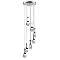 Modern Pendant Lights LED 7 Lights Led Integrated Bulbs Included Stair Light Living Room/Office