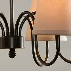 Max 60W Traditional/Classic Electroplated Chandeliers Living Room / Bedroom / Dining Room / Study Room/Office / Hallway