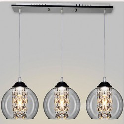 Glass Ball Pendant Lamp Three