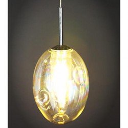 1.5W Modern/Contemporary / Traditional/Classic LED / Bulb Included Chrome Metal Pendant LightsLiving Room / Bedroom / Dining Room / Study