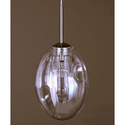 1.5W Modern/Contemporary / Traditional/Classic LED / Bulb Included Chrome Metal Pendant LightsLiving Room / Bedroom / Dining Room / Study