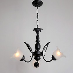 Max 60W Traditional/Classic Painting Metal Chandeliers Bedroom / Dining Room / Kitchen