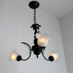 Max 60W Traditional/Classic Painting Metal Chandeliers Bedroom / Dining Room / Kitchen