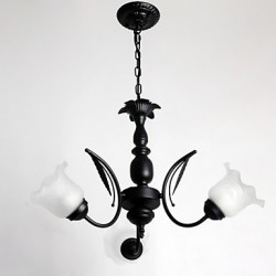 Max 60W Traditional/Classic Painting Metal Chandeliers Bedroom / Dining Room / Kitchen