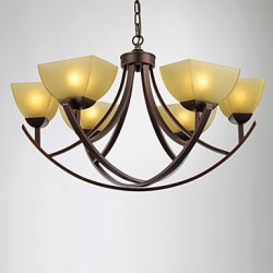 Chandeliers 6 Lights Traditional/Classic / Vintage Living Room / Bedroom / Study Room/Office Metal