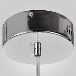 Max 60W Modern/Contemporary Mini Style Chrome Pendant Lights Living Room / Bedroom