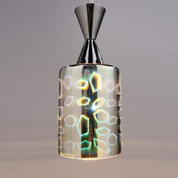 Dream laser Engraving Chrome Plated pendant lamp L